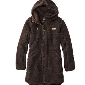 Women mountain pile fleece coat